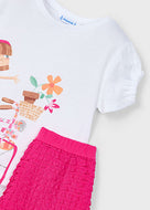 Mayoral 2pc Kid Girl Magenta Set