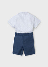 Load image into Gallery viewer, Mayoral 2pc Toddler - Kid Boy Midnight Shirt &amp; Shorts Set
