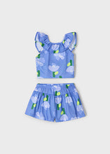 Load image into Gallery viewer, Mayoral 2pc Kid Girl Blue Floral Set
