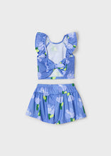Load image into Gallery viewer, Mayoral 2pc Kid Girl Blue Floral Set
