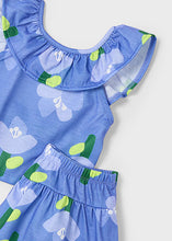 Load image into Gallery viewer, Mayoral 2pc Kid Girl Blue Floral Set

