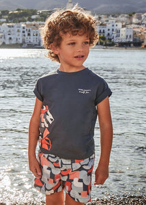 Mayoral Kid Boy Shapes Swim Shorts
