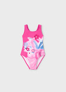 Mayoral 1pc Toddler Girl Pink Flamingo Swimsuit