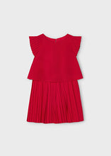 Cargar imagen en el visor de la galería, Mayoral Kid Girl Red Pleated Dress
