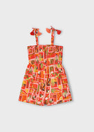 Mayoral Toddler Girl Mandarina Romper