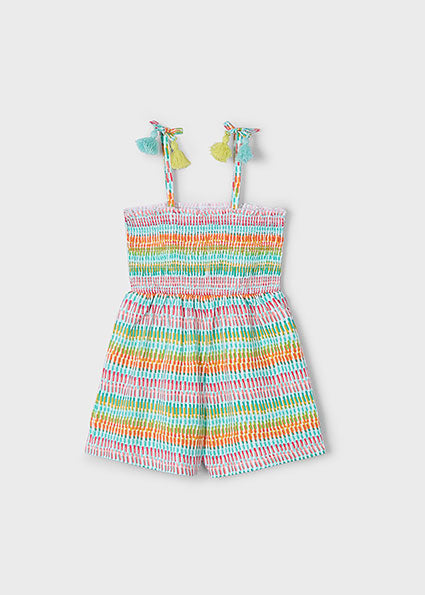 Mayoral Toddler Girl Agua-citro Romper