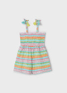 Mayoral Toddler Girl Agua-citro Romper