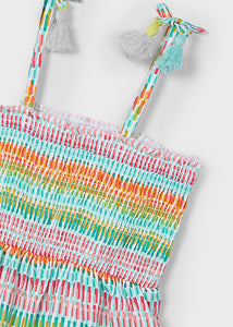 Mayoral Toddler Girl Agua-citro Romper