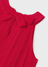 Load image into Gallery viewer, Mayoral Kid Girl Red Pleated Dress
