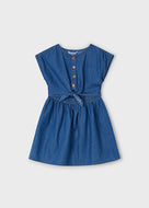 Mayoral Kid Girl Denim Dress
