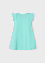 Load image into Gallery viewer, Mayoral Kid Girl Aqua Ice Cream Dress with Crossbody Bag
