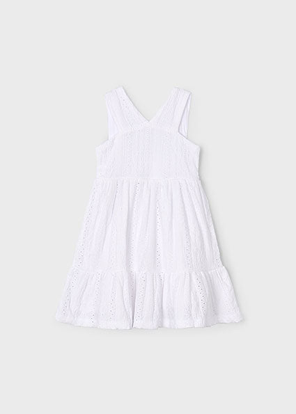 Mayoral Kid Girl White Dress