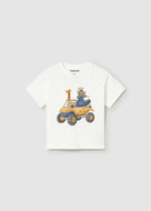 Mayoral Baby Boy Hippo & Safari Friends Tee