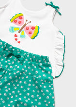 Load image into Gallery viewer, Mayoral 2pc Toddler Girl Butterfly Tank Top &amp; Shorts Set
