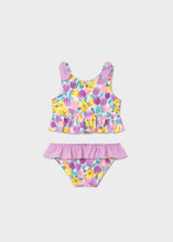 Afbeelding in Gallery-weergave laden, Mayoral 2pc Toddler Girl Purple Floral Bikini Set
