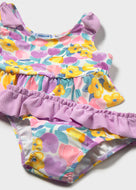 Mayoral 2pc Toddler Girl Purple Floral Bikini Set