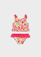 Mayoral 2pc Toddler Girl Pink Floral Bikini Set