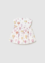 Load image into Gallery viewer, Mayoral Baby Girl Pink Floral Air Balloon Print Reversible Dress
