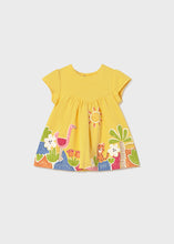 Afbeelding in Gallery-weergave laden, Mayoral Baby Girl Yellow Animal Prints Dress

