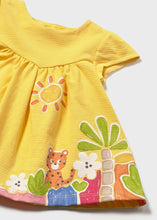 Afbeelding in Gallery-weergave laden, Mayoral Baby Girl Yellow Animal Prints Dress
