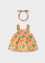 Afbeelding in Gallery-weergave laden, Mayoral 2pc Baby Girl Animal Friends Print Dress With Headband Set
