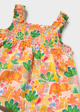 Afbeelding in Gallery-weergave laden, Mayoral 2pc Baby Girl Animal Friends Print Dress With Headband Set
