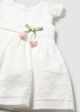 Load image into Gallery viewer, Mayoral Baby Girl Cream Tulip Lace Trim Dress

