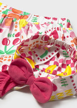 Load image into Gallery viewer, Mayoral 3pc Baby Girl Fruit Print Top, Skirt &amp; Headband Set
