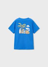 Cargar imagen en el visor de la galería, Mayoral Kid Boy Blue Good Vibes Tee
