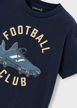 Load image into Gallery viewer, Mayoral Kid Boy Navy Football Club Tee
