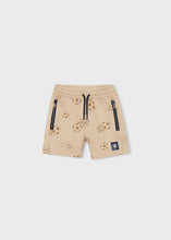 Cargar imagen en el visor de la galería, Mayoral Kid Boy Light Brown Soccer Print Shorts
