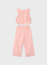 Cargar imagen en el visor de la galería, Mayoral 2pc Kid Girl Blossom Embroidered Top &amp; Pants Set
