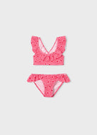Mayoral 2pc Kid Girl Pink Crabs Bikini Set