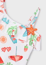 Carregar imagem no visualizador da galeria, Mayoral Toddler Girl Beach Print Swimsuit
