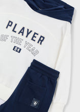 Load image into Gallery viewer, Mayoral 2pc Kid Boy Navy Player of the Year Hoodie &amp; Jogger Set
