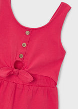 Load image into Gallery viewer, Mayoral Kid Girl Red Sleeveless Romper
