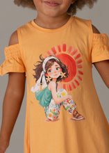 Afbeelding in Gallery-weergave laden, Mayoral Kid Girl Orange Dress With Crossbody Bag
