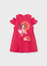 Afbeelding in Gallery-weergave laden, Mayoral Kid Girl Pink Dress With Crossbody Bag

