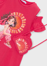 Afbeelding in Gallery-weergave laden, Mayoral Kid Girl Pink Dress With Crossbody Bag
