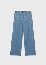 Load image into Gallery viewer, Mayoral Kid Girl Wide-Leg Denim Jeans
