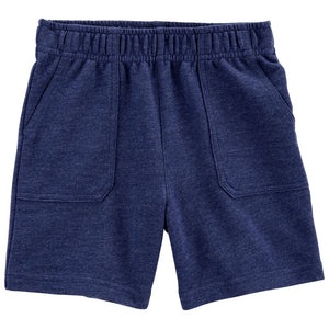 OshKosh Toddler Boy Navy Pull On Soft Shorts