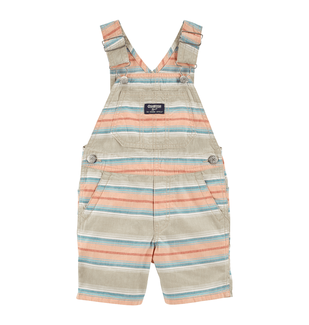 OshKosh Toddler Boy Multicolor Striped Shortall