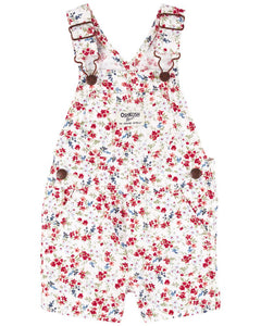 OshKosh Toddler Girl Flowers Shortall