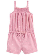 OshKosh Toddler Girl Pink Dots Romper