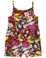 Carter's Toddler Girl Brown Floral Romper