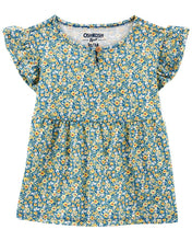 Afbeelding in Gallery-weergave laden, Oshkosh Toddler Girl Floral Top
