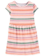 Carter's Toddler Girl Multi Striped Knit Dress