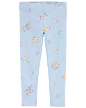 Afbeelding in Gallery-weergave laden, OshKosh Toddler Girl Blue Floral Legging
