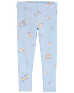 OshKosh Toddler Girl Blue Floral Legging