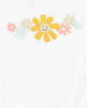 Cargar imagen en el visor de la galería, Carter&#39;s Toddler Girl White Floral Crop Top
